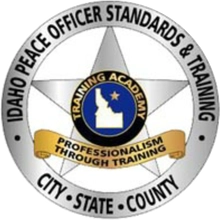 The logo of the Idaho Peace Officer Standards & Training